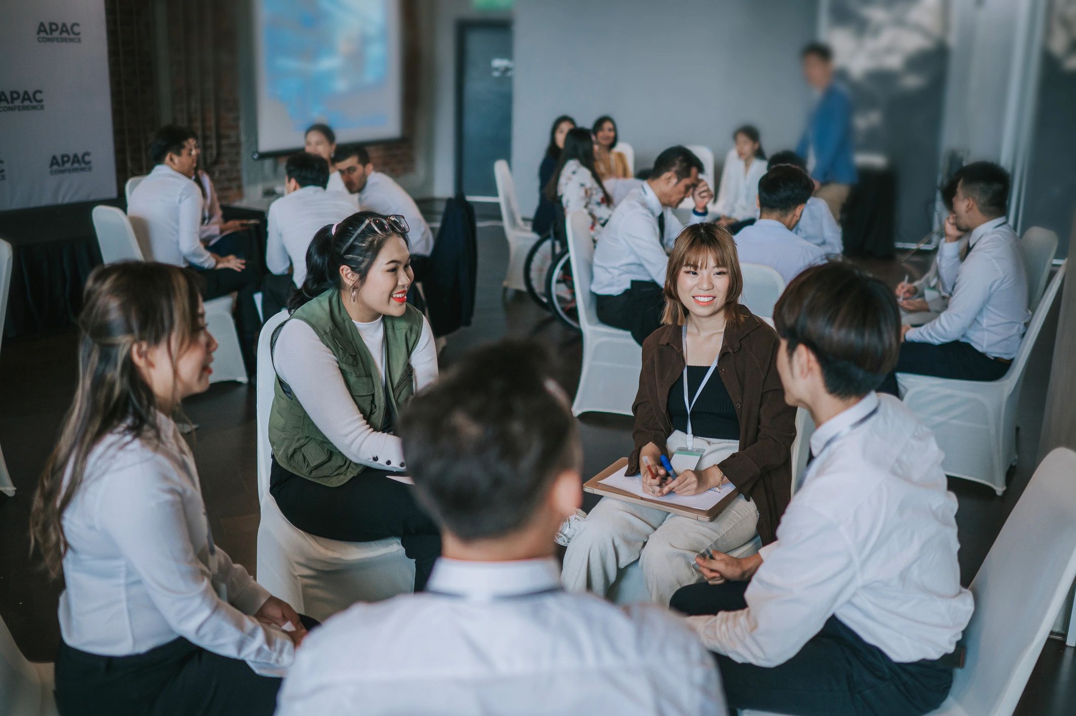 Team collaborating during a workshop